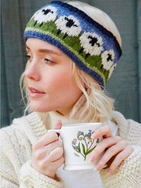 PachaMama Wool Sheep Headband NEW Handmade